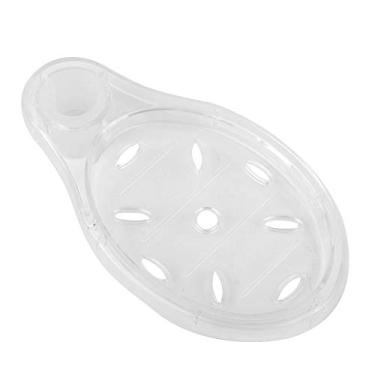 Imagem de Suporte de Sabão, Suporte de Caixa de Sabão Acrílico, Drenagem de Vazamento de Banheiro, Design Arredondado para Sabão Com Economia de Espaço, Saboneteira