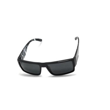 Imagem de Óculos De Sol Retangular Unissex Polarizado Rf-1043 (Preto-Brilhante)