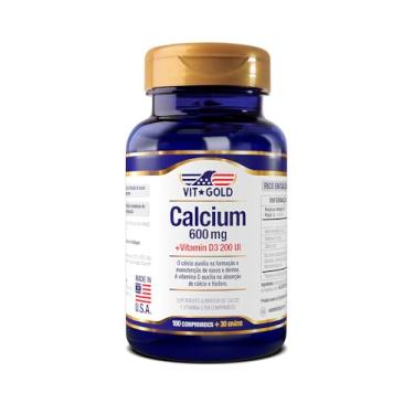Imagem de Calcium 600mg + Vit. D3 c/ 100 comprimidos + 30