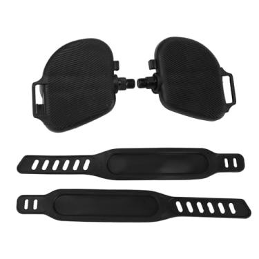 Imagem de Pedais de Ciclismo de Exercício, 1Pair Exercício Pedal de Ciclismo Pedal de Ciclo Estacionário Padrões de Pedal de Pedal Pedais Portáteis de Cicla (9/16 em linha)