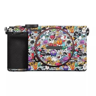 Imagem de Película protetora para câmera A7C2 Película protetora para Sony A7CR A7C II (Graffiti White)