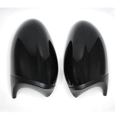Imagem de Espelhos externos automotivos 2 x capa de espelho E90 tampa do espelho lateral retrovisor da porta lateral do carro para E90 E91 2005-2007 E92 E93 2006-2009 estilo M3 E80 E81 E87 substituição do