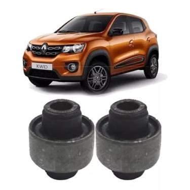 Imagem de PAR BUCHA BANDEJA SUSPENSÃO DIANTEIRA KWID 2017 2018 2019 2020 2021 2022 2023 2024