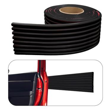 Imagem de RUBBER BOND Protetores De Parede De Garagem Com Ligação De Borracha - Protetores De Para-Choque De Borracha Autoadesivos Fortes De 4 Pol. X 12 Pés Para Paredes De Garagem - Protetor De Parede De Gar