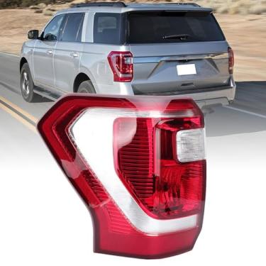 Imagem de KAPAMZ Luz traseira compatível com Ford Expedition XL XLT 2018-2022 lado esquerdo do motorista montagem lâmpada de freio tipo halogênio lâmpada de freio com blubs LH FO2800271 JL1Z13405G