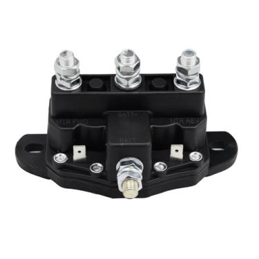 Imagem de Celliparts 12V 6 terminais 214-1211A11 solenoide de inversão do motor do guincho 214-1211A11-06 24450 Compatível com motores de guincho, limpa-neve e motores de espalhador, molinetes, motores de bomba