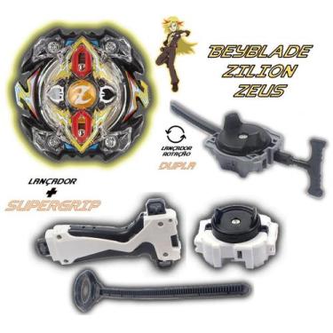 Imagem de Beyblade Burst Evolution C/Lançador Grip Zlion Zeutron Zac, Beyblade B