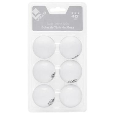 Imagem de Bola de Tênis de Mesa Vollo ABS Training 3 Estrelas com 06 Unidades Br