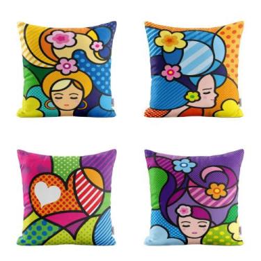 Imagem de Almofadas Decorativas e Coloridas Para Sala 40X40 - Novadecora
