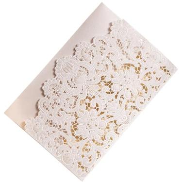 Imagem de Cartões de Convites de Casamento de 25 PCs Com Envelopes Hollow Out Cards Cards Cartões de Engajamento Cartão para Casamento (25pcs)