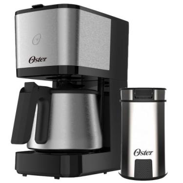 Imagem de Kit Cafeteira Inox 1,2L e Moedor de Café Oster, 220V