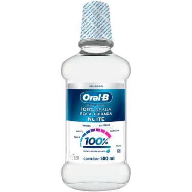 Imagem de Enxaguante Bucal 100% Noite Oral-B 500ml Menta Oral B