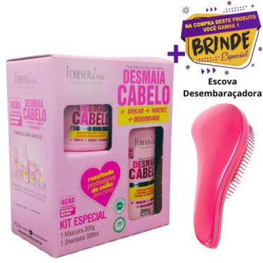 Imagem de Kit Especial Desmaia Cabelo Forever Liss Com Shampoo 300ml e Máscara 2