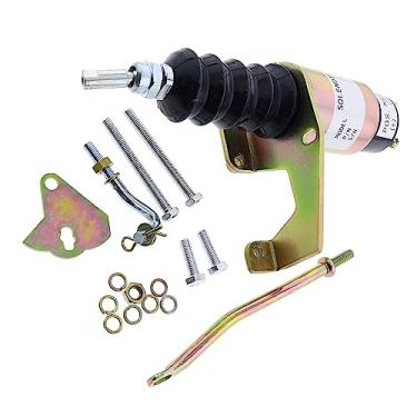 Imagem de Jeimgrso Solenoide de parada de desligamento 12V 0250069 7027300 compatível com motor Deutz F3L912 para JLG 40H 60H 70H 80H