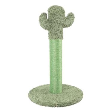 Imagem de Cat Tree Scratching Post, Forma de árvore Estável Multifuncionação à Prova de Desgaste de Gato Sisal Scratcher Sisal Fiber Verde Cacto para Diversão Escalável