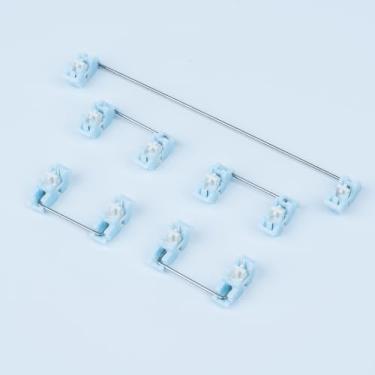 Imagem de GATERON Estabilizador de placa de baixo perfil, compatível com teclado mecânico de jogos 60% (azul)