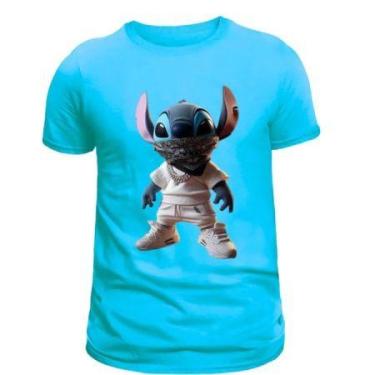 Imagem de Camisetas Masculina Feminina Personalizadas Personagens Lilo e Stitch 