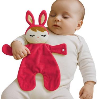 Imagem de Naninha Metoo Paninho para Bebê Prendedor de Chupeta Pelúcia Infantil 