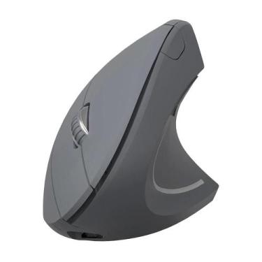 Imagem de Mouse Sem Fio Vertical Ergonômico Ortopédico Power Fit 1600 Dpi USB Pm