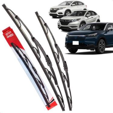Imagem de Par Palheta Dianteira Limpadora de Para-brisa Hrv 2014 a 2025 de Ferro