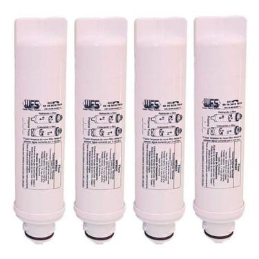 Imagem de Kit 4 Filtro Refil Purificador Midea Sensia E Liva Kfpna