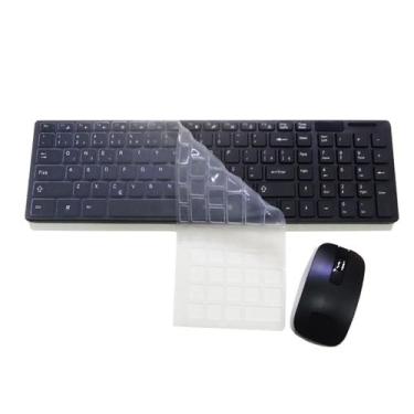 Imagem de Teclado e Mouse Sem Fio portatil 2.4Ghz Preto BK-S1000 tc06 - nbc