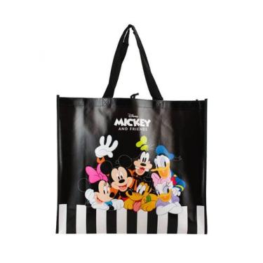 Imagem de Sacola Ecobag Feira Reutilizável Preto Turma Mickey - Disney