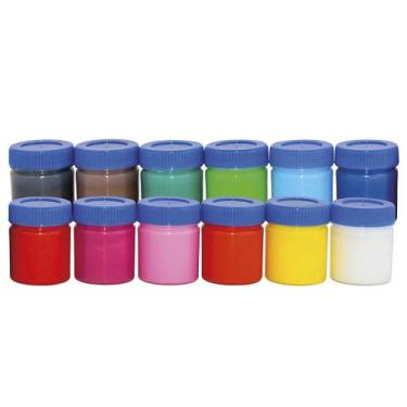 Imagem de Tinta Guache Canson Giotto 12 Cores 15ml, UNICA