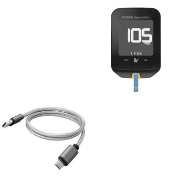 Imagem de BoxWave Cabo compatível com Freestyle Optium Neo - Micro USB DuraCable, cabo de carregamento micro USB trançado - cinza espacial