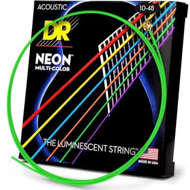 Imagem de DR Strings Cordas de guitarra acústica NEON HI-DEF (NMCA-10)