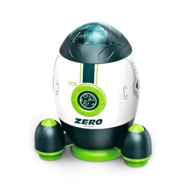 Imagem de Zero Vehicle Foguete Espacial Pro, Brinquedo Infantil com Astronauta, 11x9 cm, Verde e Branco