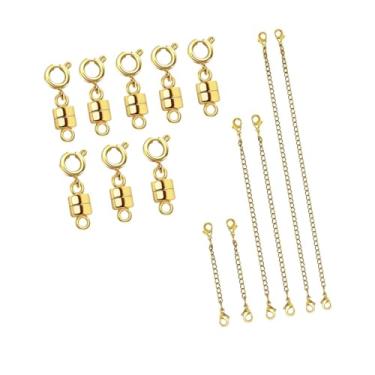 Imagem de Esquirla Extensor de colar, pulseira, joias, fechos, extensores de corrente, moda para tornozeleira, colares, joias, pulseira, Ouro