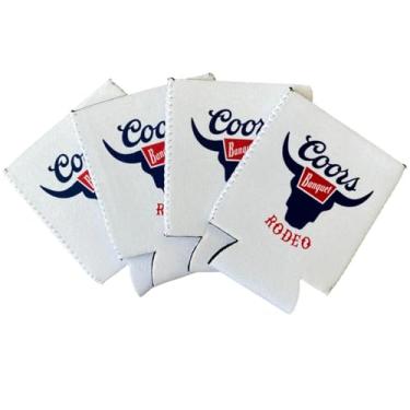 Imagem de Colorado Limited Destinado Para Coors Banquet Rodeo Can Cooler - 12 Oz Drink Holder Cerveja E Bebidas Mangas Casamento, Festas (Branco)