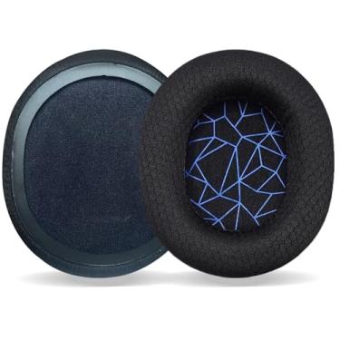 Imagem de UOWGA Almofadas De Substituição Arctis 3/5/7/9 Para Fones Ouvido Sem Fio Steelseries 3/Arctis 5/Arctis 7 9/Arctis 1/Arctis Pro Lossless, Auriculares Com Isolamento Ruído E Espuma Viscoelástica - Pre