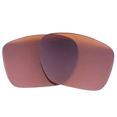 Imagem de Lentes de reposição polarizadas compatíveis com óculos de sol Oakley Twoface XL oo9350 - fabricadas nos EUA -, Multi, 59 x 46.7 mm