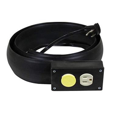 Imagem de Electriduct Protetor de cabo de extensão de energia elétrica Lay Flat - 2,5 m (preto)