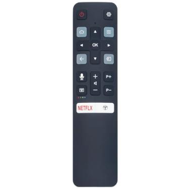 Imagem de Controle remoto de voz substituído RC802V FUR6 adequado para TCL TV 43S6800FS 32S6500 40S6500 43S6500 43S6500 43P715 50P715 715 5 5C815 55P715 43S6500 32F51 55C825 65C825 65C825 55C825 32F51