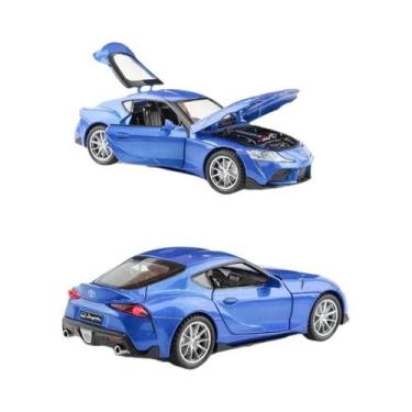 Imagem de Crianças 1:32 TOYOTA GR Supra Diecast Car XHD Modelo De Liga Supercarr