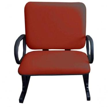Imagem de Cadeira Para Escritório Para Obesos Até 250kg Vermelho - DESIGN OFFICE