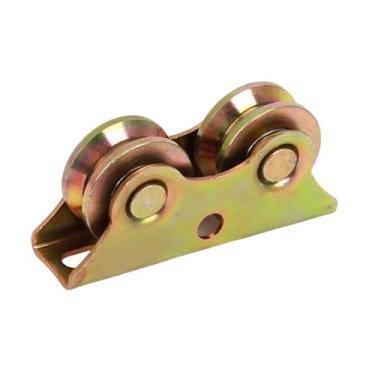 Imagem de KiBcsLic Polia de trilho de porta de correr com sulco em V, guia de piso para porta de correr, 12.9 Cm X 3.4 Cm X 6