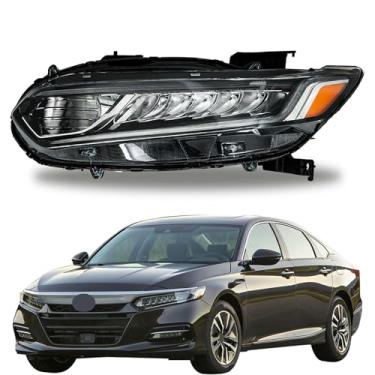 Imagem de Thomletha Substituição de halogênio do conjunto de faróis do lado do motorista para Accord 2018-2020 Lâmpada cromada LH 1 peça 33150-TVA-A01 HO2502187