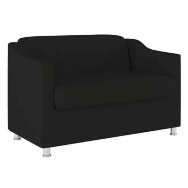 Imagem de Namoradeira Bia Decorativa Reforçada Recepção Clinica Salão Sala De Estar Suede