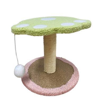 Imagem de Arranhador De Gatos Brinquedo Poste Sisal Natural Decorativo