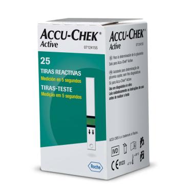 Imagem de Accu-Chek Active Para Controle De Glicemia 25 Unidades