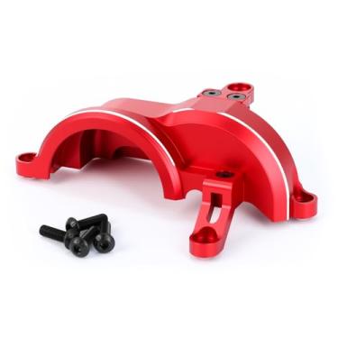 Imagem de Aluminum Alloy Rear Gear Cover for 1/10 4-Tec Drift Ford Mustang Upgrade Parts,Replace#8323 (Red)