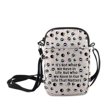Imagem de MNIGIU Kawaii Soot Bolsa tiracolo Sprite Inspirada em Anime Presente It's Not What We Have In Life Anime Lover Messenger Bag, It's Not What We Have in Life Anime