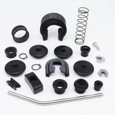 Imagem de Kit completo de bucha de atualização para VW Golf Mk4 Kit de aprimoramento manual de caixa de engrenagens de transição ajustador de alavanca de câmbio correção de extremidade 1K0711699 1J0711550