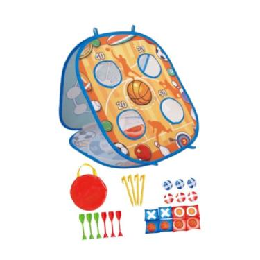 Imagem de YIJU Jogo de arremesso de saco de feijão 3 em 1 para crianças, presentes de aniversário para crianças de 3, 4, 5 e 6 anos, suprimentos para festas, Style a