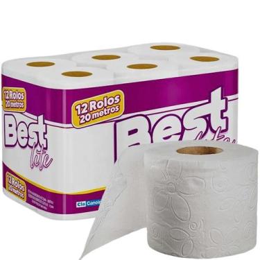 Imagem de Papel Higiênico Best Lite Folha Dupla 20m Neutro Macio Suave Alta Qual