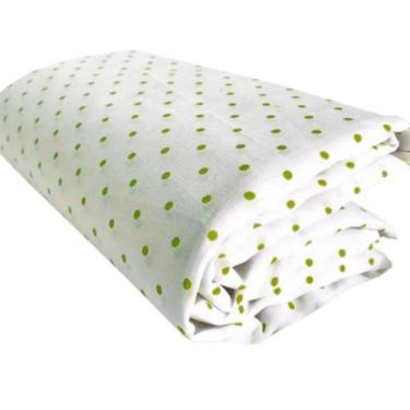 Imagem de Lençol Casal De Bolinha Sem Elástico Avulso Cobertor De Dormir - Comer